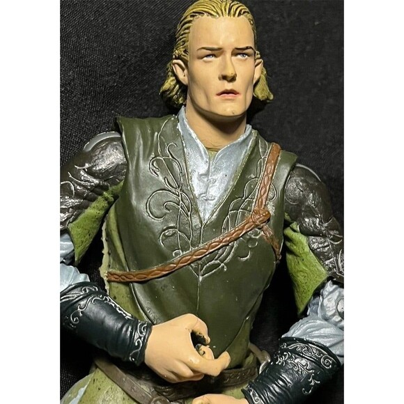 Lord of the Rings Legolas Rohan Armor Action Figure Toy Biz - Picture 5 of 7